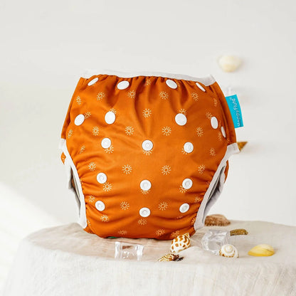 Couche pour piscine bebe orange