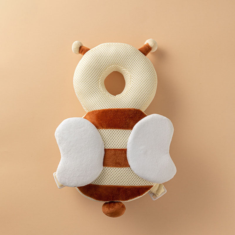 Coussin anti chute bebe abeille mellifère en maille 