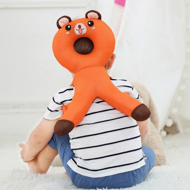 Coussin anti chute bebe ergonomique orange