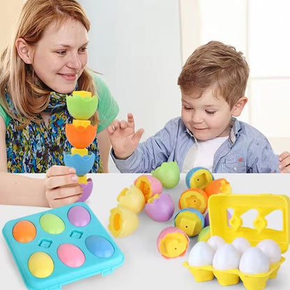 Puzzle bebe support de création coloriée et toboggan avec maman