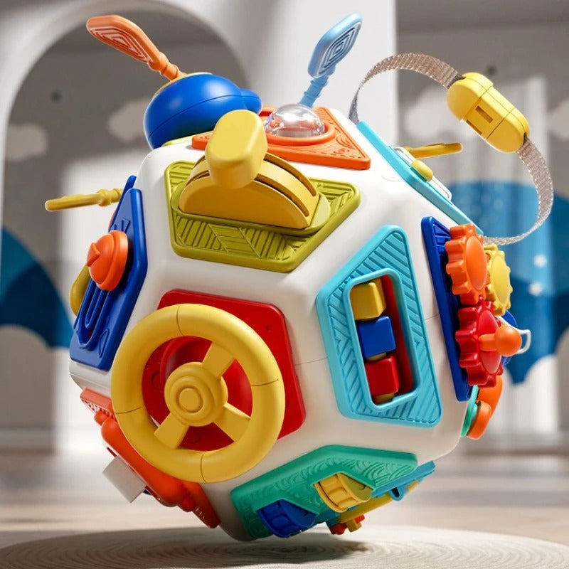 Cube d'activité bébé à 22 activités coloré