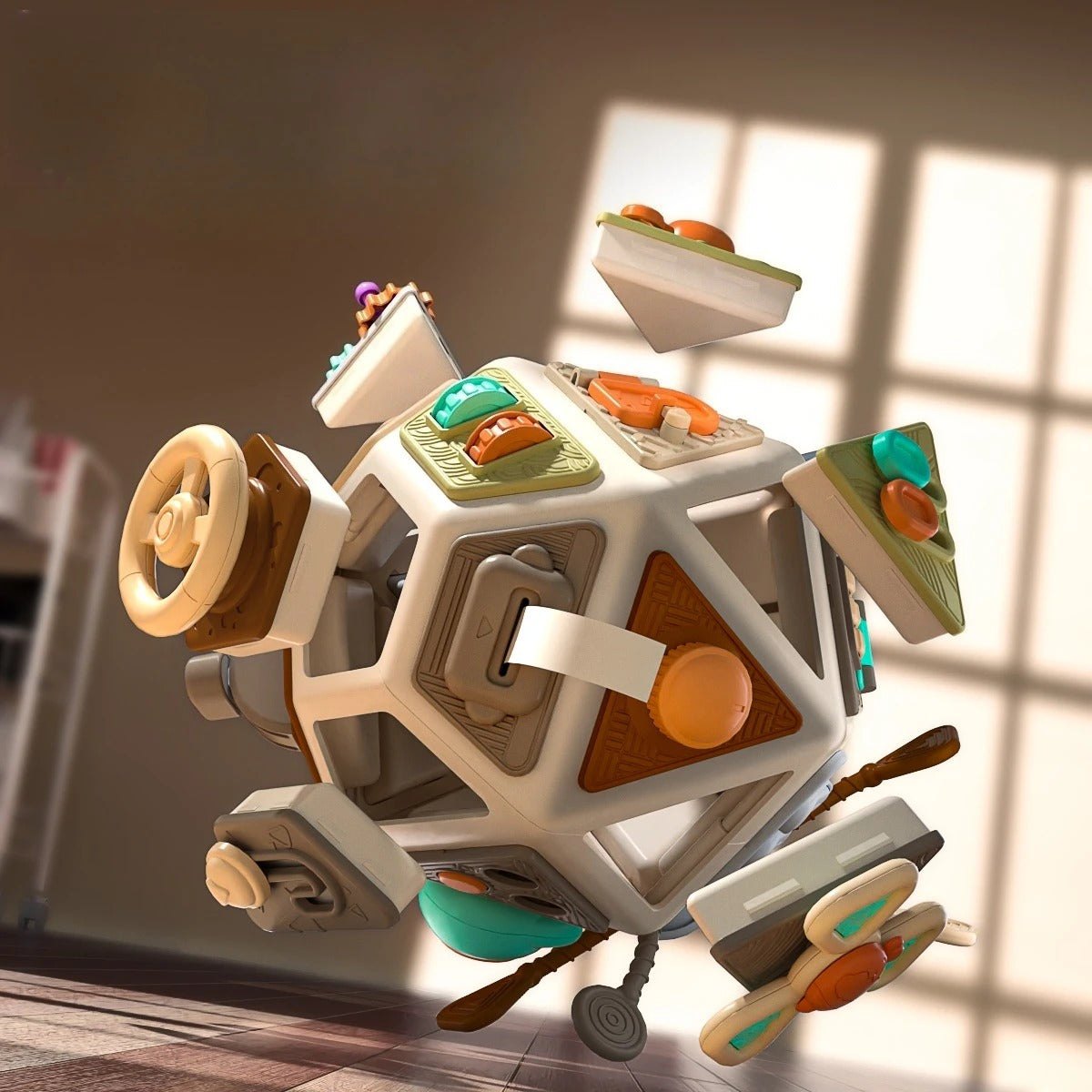 Cube d'activité bébé partout ou vous l'amenez 