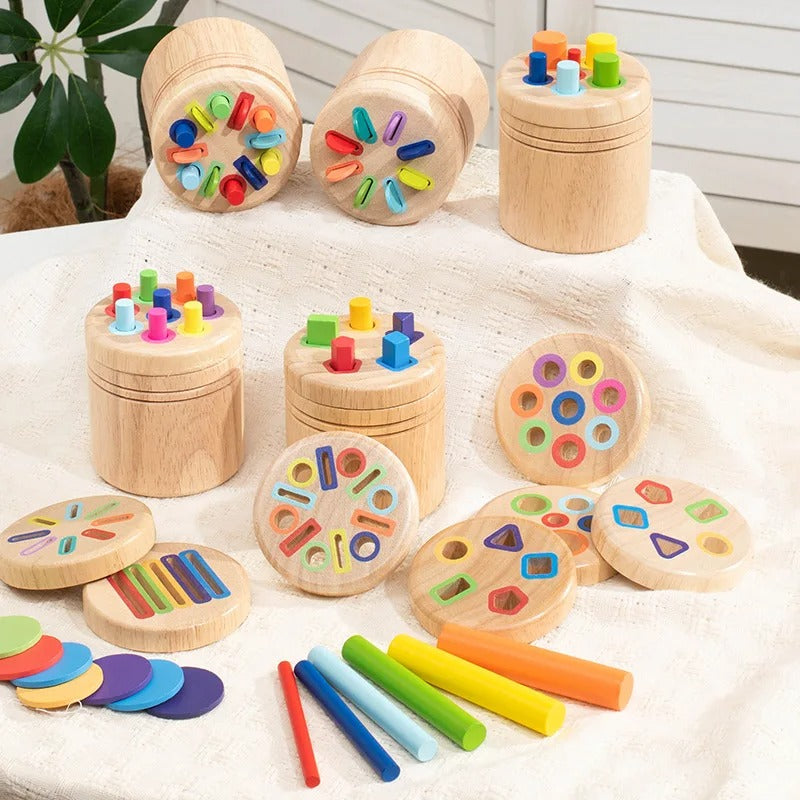 Cube d'activité bébé avec 05 faces interchangeables 