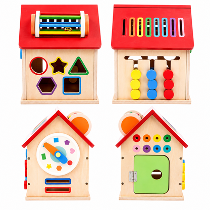 Cube d'activité bébé maison centre multi activités