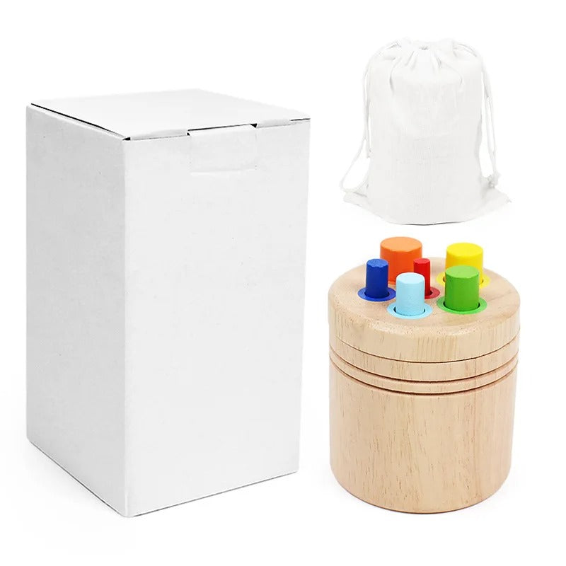 Cube d'activité bébé mini tube de tri