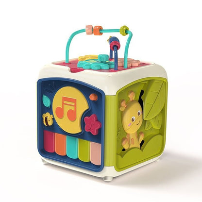 Cube d'activité bébé | Tambour à 7 faces d'éveil
