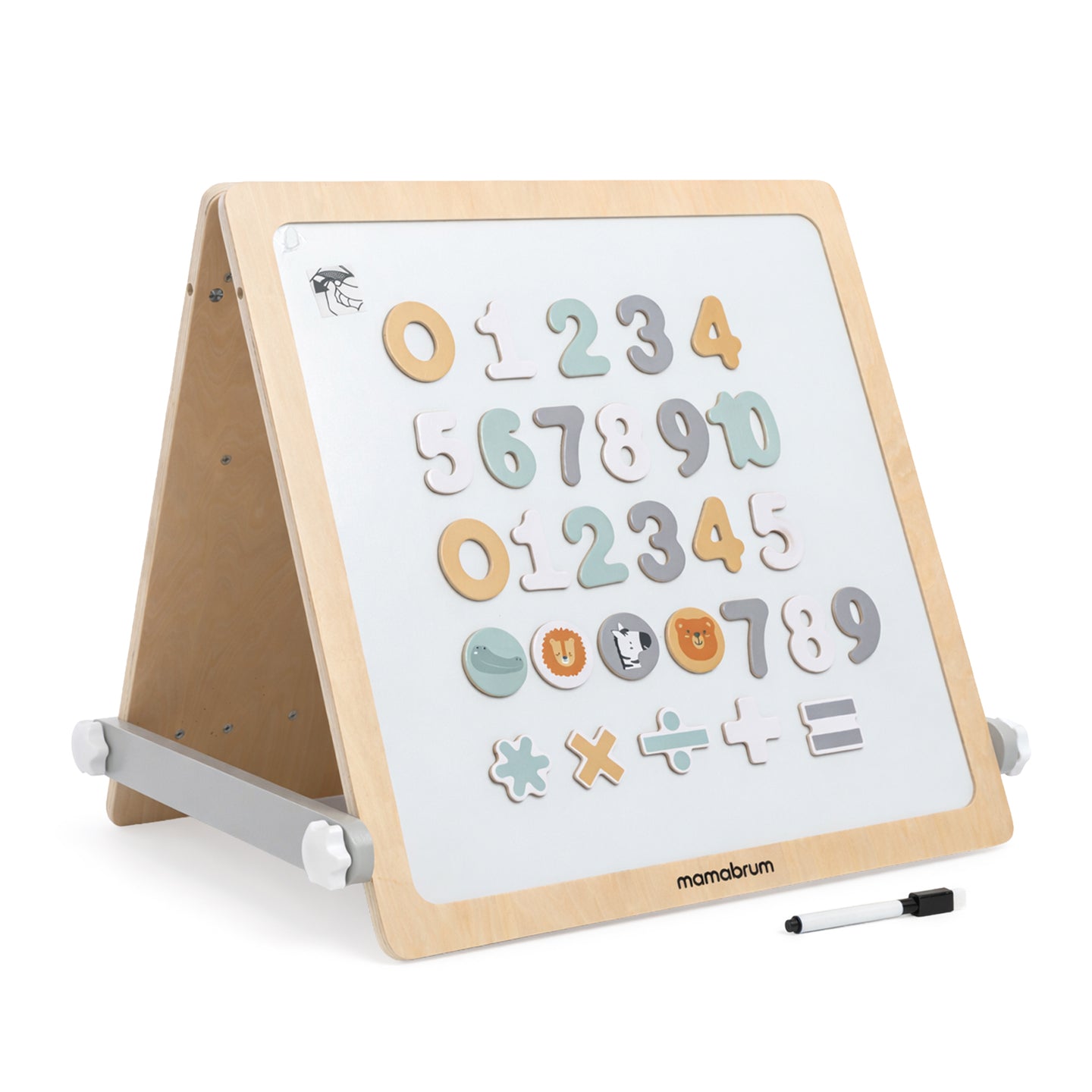 Cube de motricité bébé avec alphabet, tableau et activités
