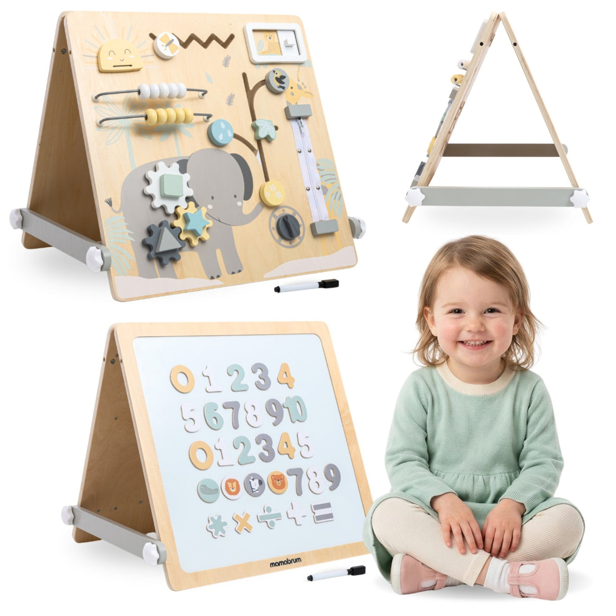 Cube motricité bébé avec huit activités
