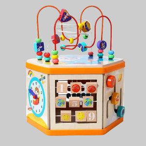 cube motricité bebe visuel Boîte à perles Space Fantasy