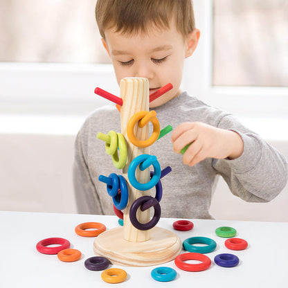 Design créatif avec chaque pièce du jouet pour bébé en bois