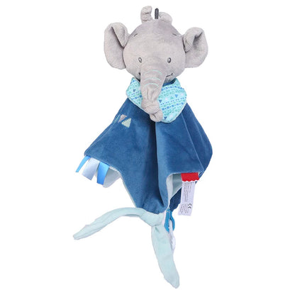 doudou bébé éléphant multicolore