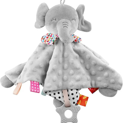 doudou bébé élephant gris clair