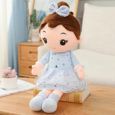 doudou bébé fille bleu