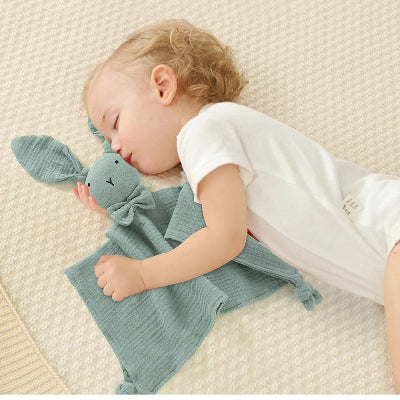 Doudou lapin calme, rassure et régule le sommeil.