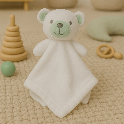 doudou ours ultra-doux pour la sensibilité des petites mains fragile