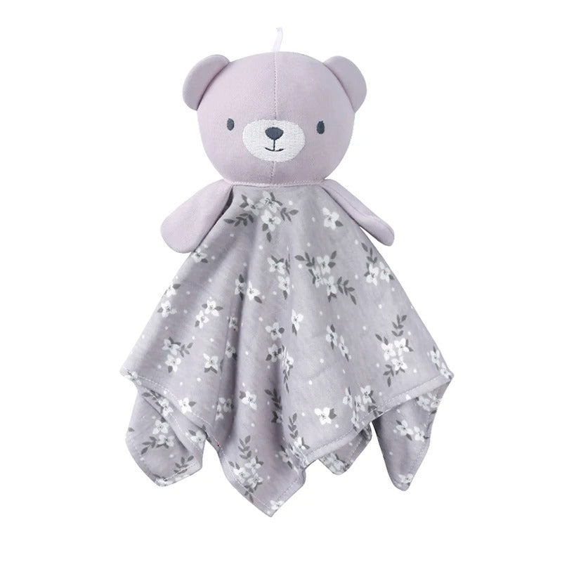 Doudou ours variante mauve