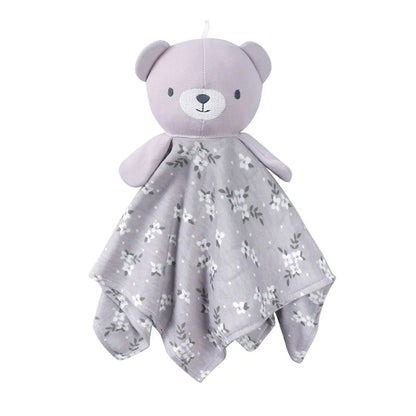Doudou ours variante mauve