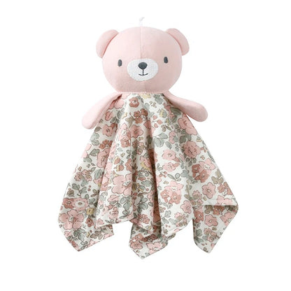 Doudou ours variante rose