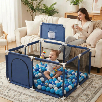 PARC POUR BEBE | AIRE DE JEU CARREE ET TRANSPARENTE