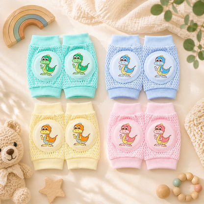 4 couleurs Genouillère bebe dinosaure 