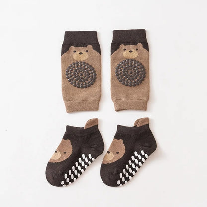 Genouillère bebe ours gris foncé