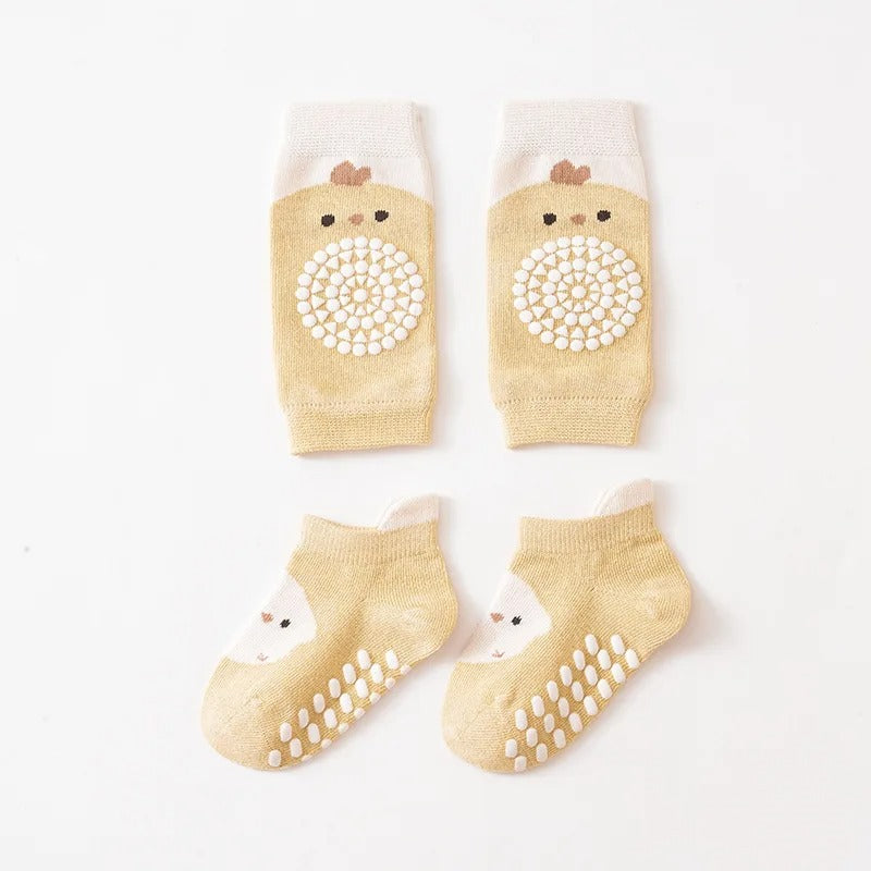Genouillère bebe poussin beige