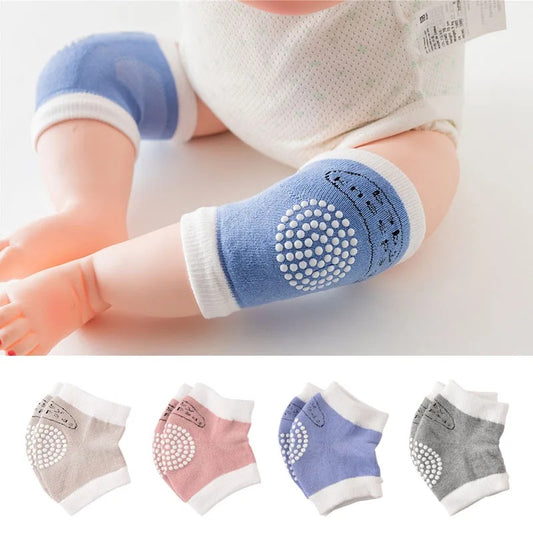 Genouillère bebe bleu antidérapante aux genoux 