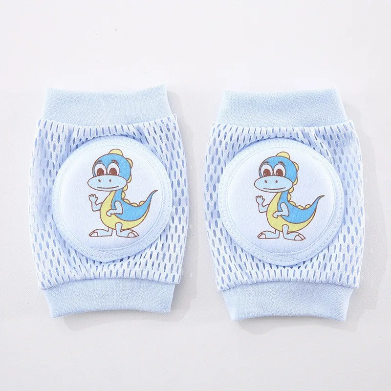 Genouillère bebe dinosaure bleu