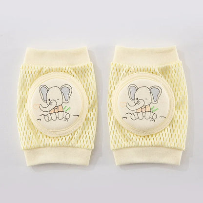 Genouillère bebe éléphant jaune clair