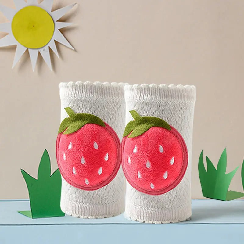 Genouillère bebe fraise