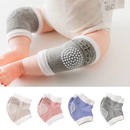 Genouillère bebe gris antidérapante aux genoux 
