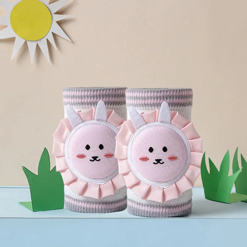 Genouillère bebe lapin rose