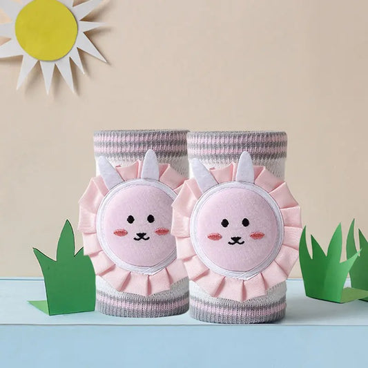 Genouillère bebe lapin rose