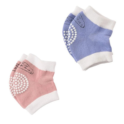 Genouillère bebe pack rose et bleu