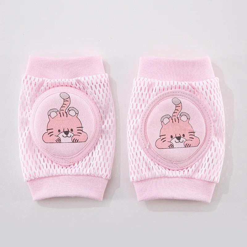 Genouillère bebe rose petit tigre