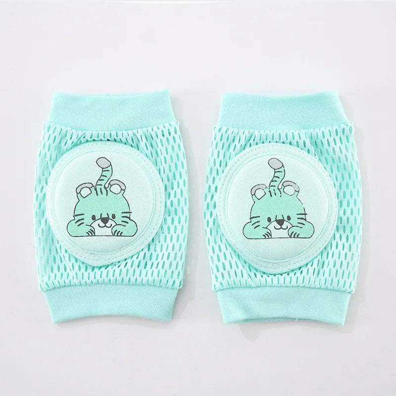 Genouillère bebe vert petit tigre