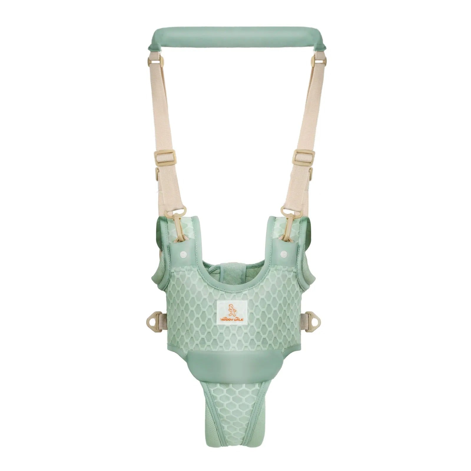 Harnais de marche bébé ergonomique vert