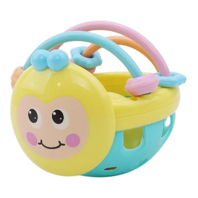 Hochet bébé cloche àmain Jaune-vert