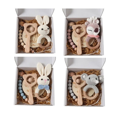 Hochet bébé 4 pack cadeau nouveau-né 