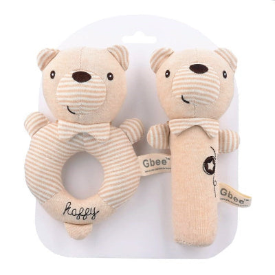 Hochet bébé couple ours