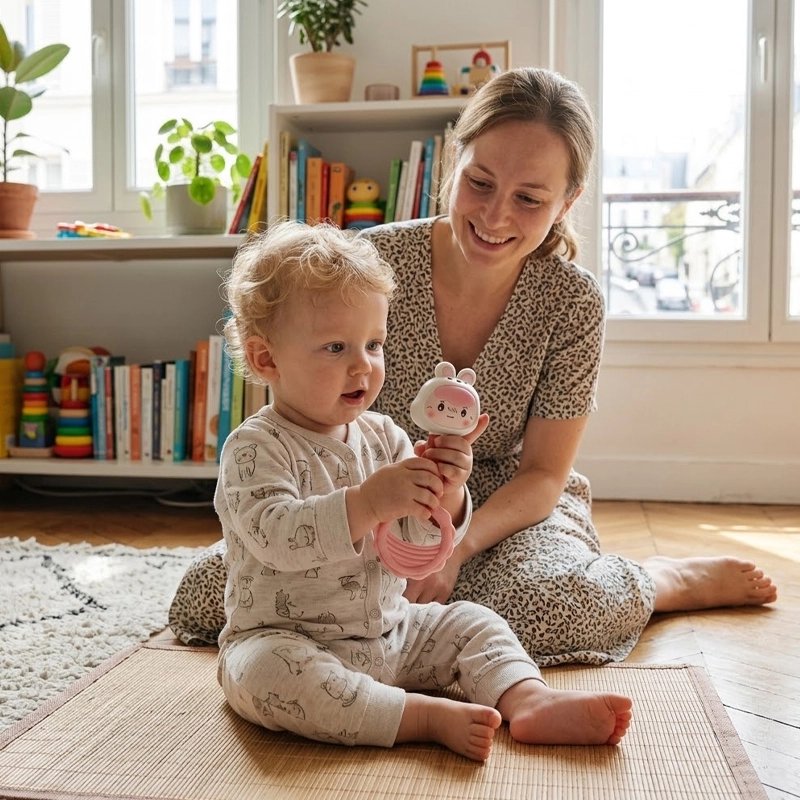Hochet bébé sonore éblouit  