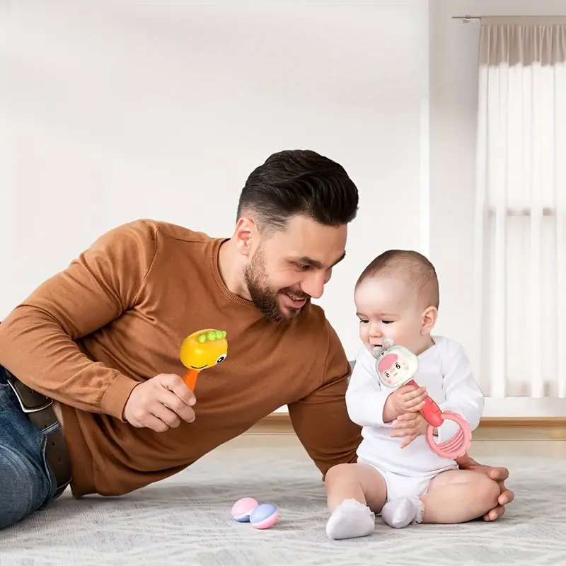 Hochet bébé stimulation de l'ouïe et la préhension dès les premiers mois