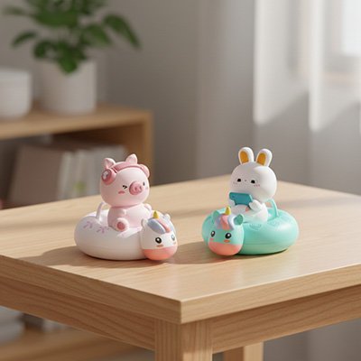 Jouet baignoire pour bebe pour appréhender l'heure du bain