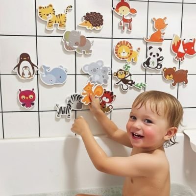 Jouet baignoire pour bebe autocollant