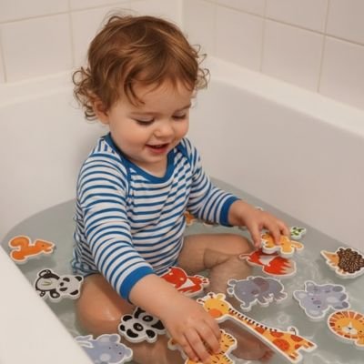 Jouet baignoire pour bebe transforme le bain en aventure