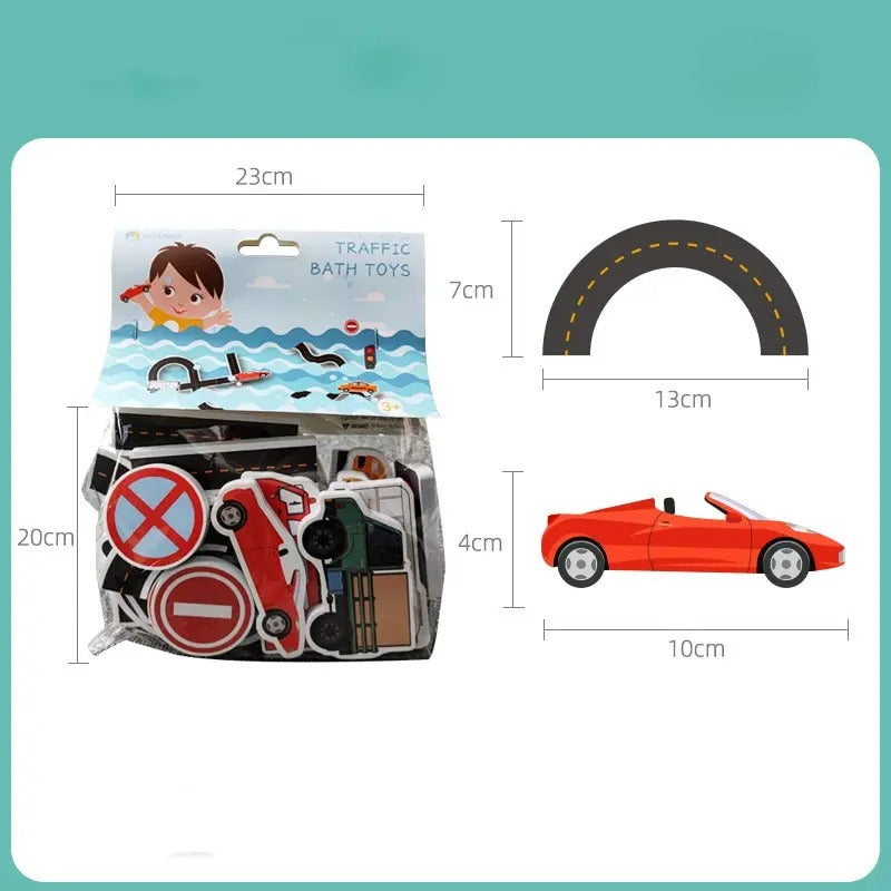 Jouet baignoire pour bebe un ensemble de 23 pièces pour circuit