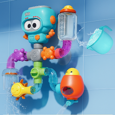 jouet bain bébé model simple de 21 pièces 