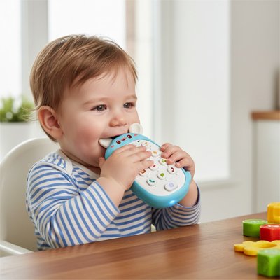 Jouet bebe 1 an transforme en gomme a mâchonner sans inquiétude