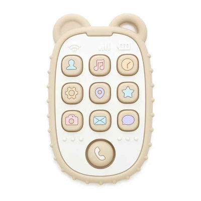 Variante tréphone beige crème du jouet bebe 1 ans 