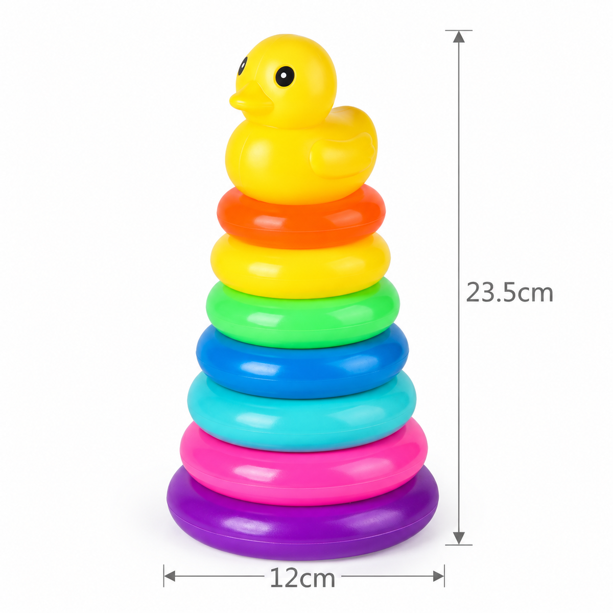 Jouet bebe arc-en-ciel sept étages